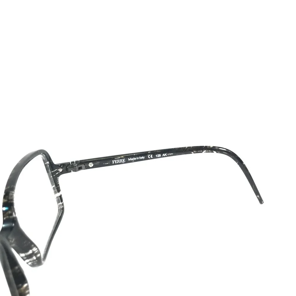 Gianfranco Ferre GF05304 Eyeglasses Frames Marble Black Clear Square 54-16-125 - Picture 7 of 10